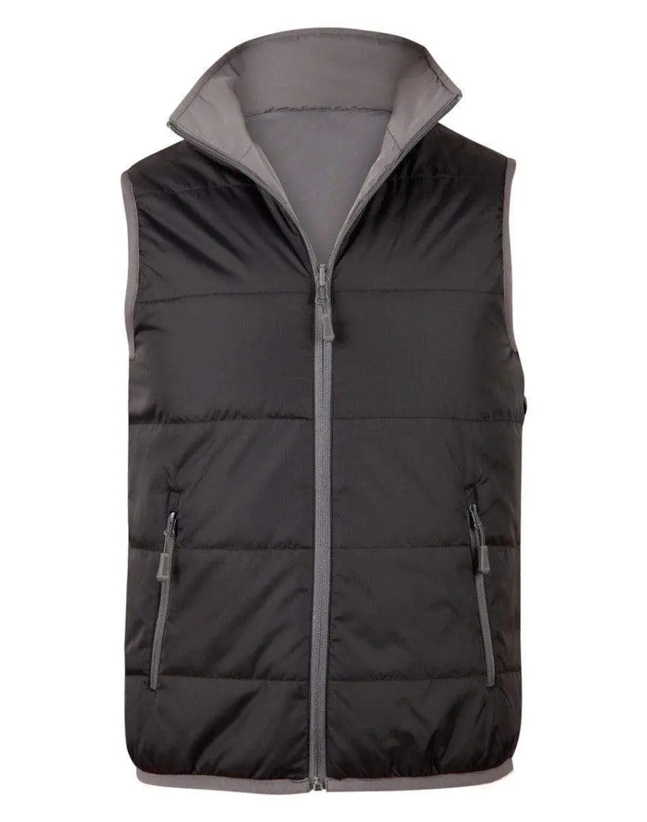 WINNING SPIRIT Versatile Vest Men's JK37 Casual Wear Winning Spirit Black/Grey 7XL